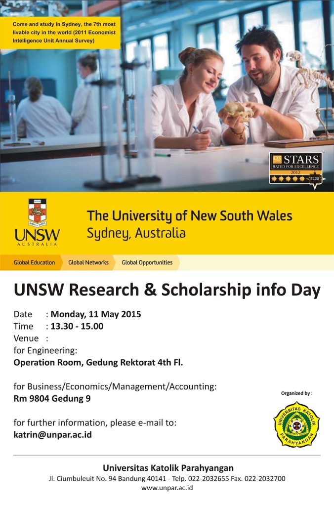 Poster UNSW Information Day