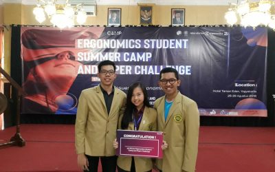 Ergospace Terbang ke Juara 1 dalam Ergonomic Summer Camp and Paper Challenge